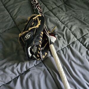 Louisville Slugger Black and White Kids Baseball Set